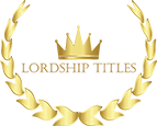 Lordship Titles, Create your own lord or lady title, name a title, Instantly buy a Lord or Lady title for Logo
